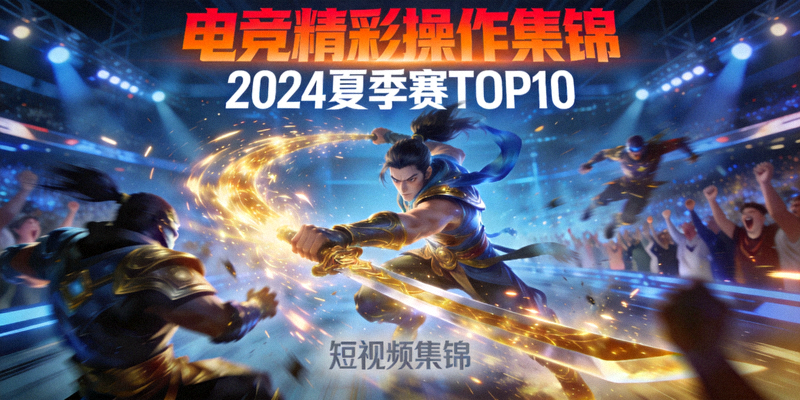 电竞比赛短视频集锦封面 - 精彩操作瞬间